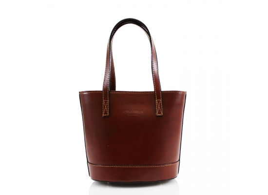 Damska kozena kabelka VP Bucket Style Bag coffe.JPG