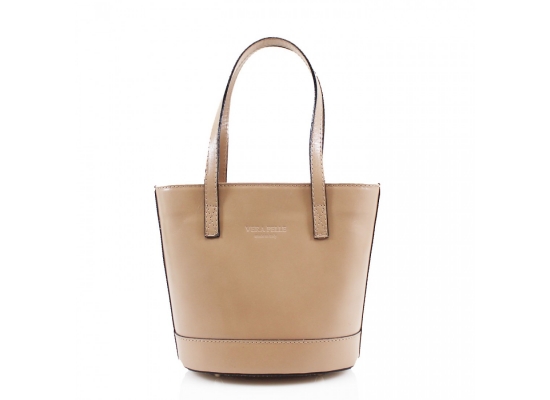Damska kozena kabelka VP Bucket Style Bag taupe.JPG