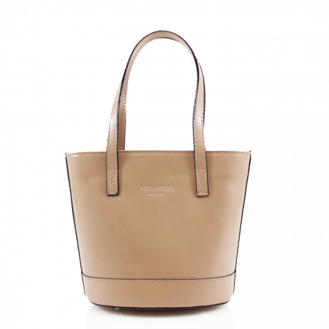 Damska kozena kabelka VP Bucket Style Bag taupe.JPG