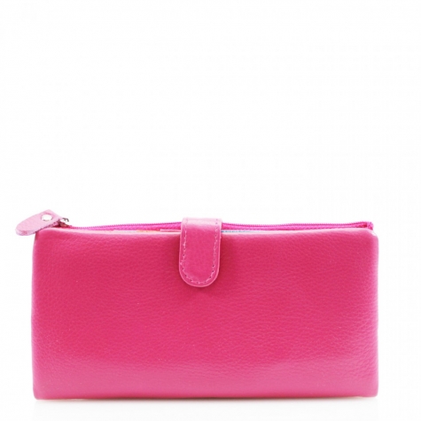 wmoda Damska kozena penazenka 3595 fuchsia - 1.JPG