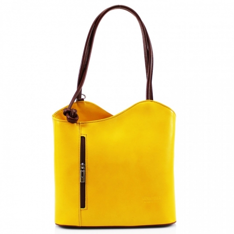 wmoda, Damska kozena kabelka - ruksak, VP024, yellow-hneda.jpg