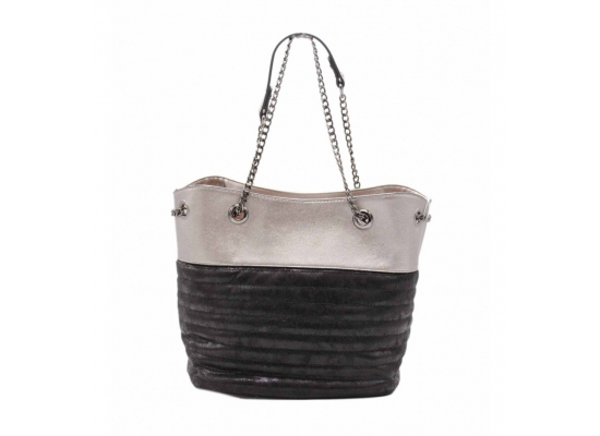 Damska kabelka Tom&Eva-1620-black+silver-Wmoda-1.jpg