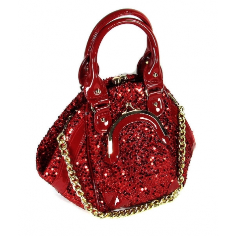 Damska extravagantna lakovana kabelka Tom a Eva 834 cervena Wmoda 13.jpg