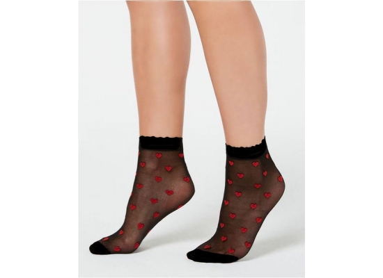 Damske bodkovane ponozky Fiore-Jeunet-G1042-Wmoda-black+red - upravit -c.jpg