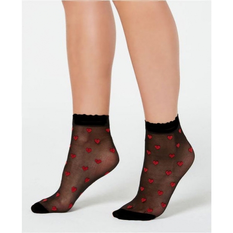 Damske bodkovane ponozky Fiore-Jeunet-G1042-Wmoda-black+red - upravit -c.jpg
